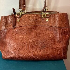 American Leather Satchel in Rich Brown